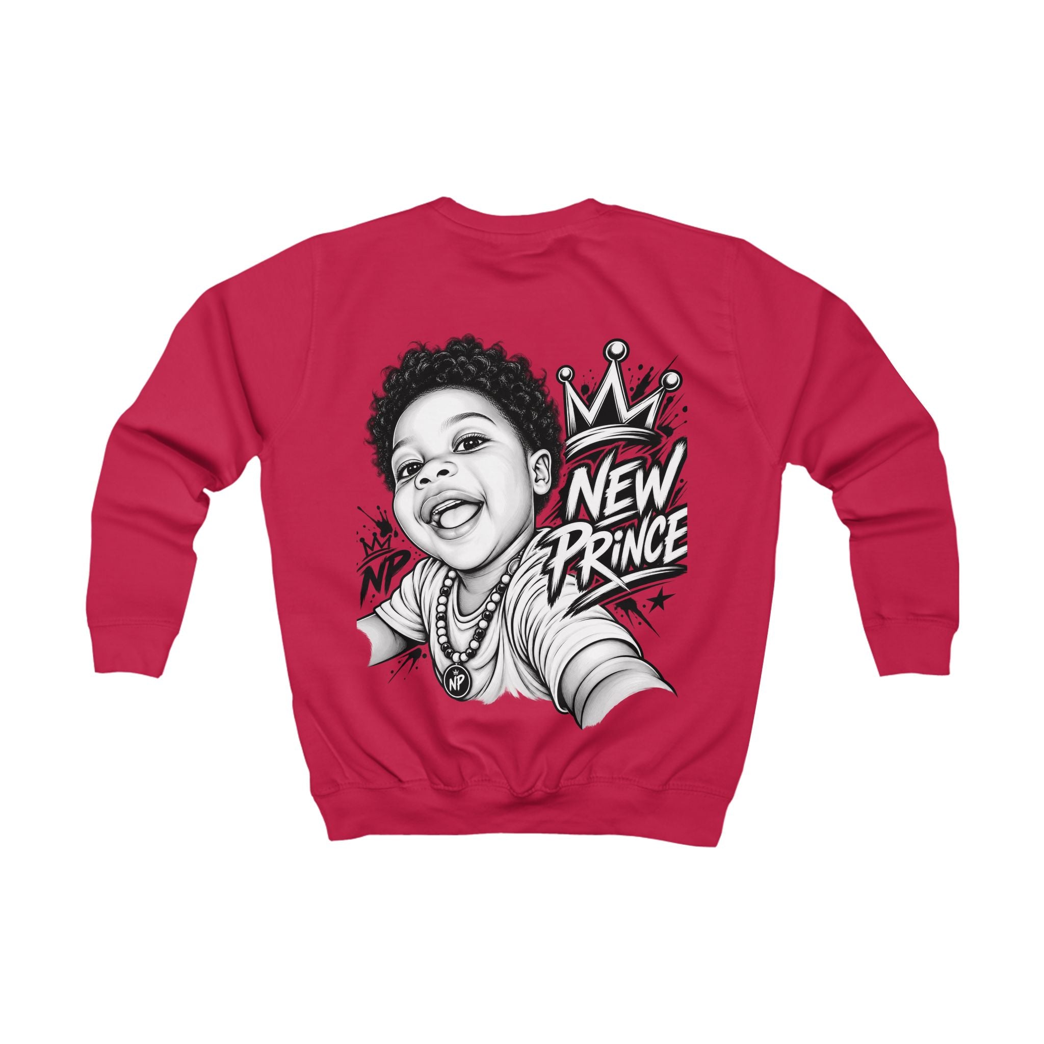 New Prince Kids Sweatshirt — Crown Graphic Crewneck