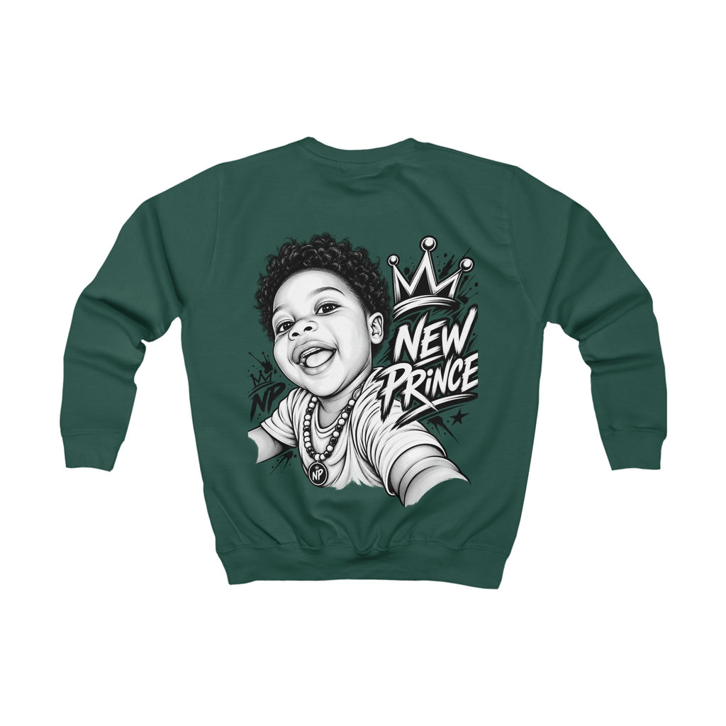 New Prince Kids Sweatshirt — Crown Graphic Crewneck
