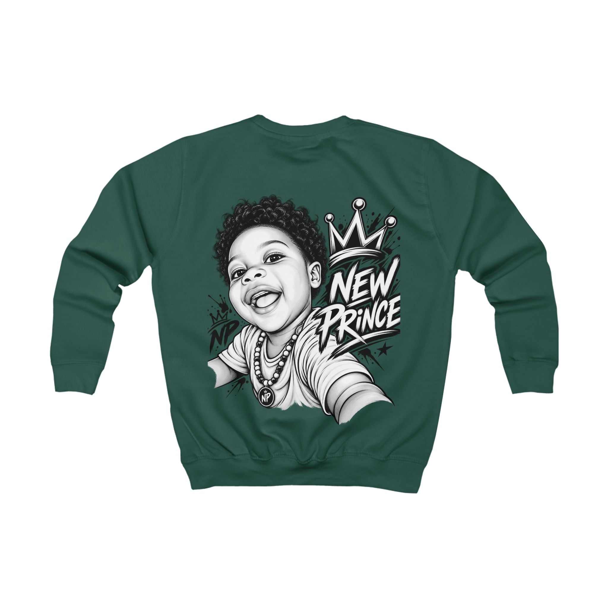 New Prince Kids Sweatshirt — Crown Graphic Crewneck