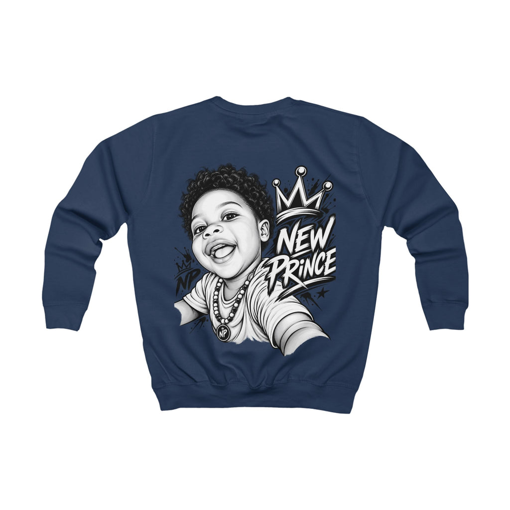 New Prince Kids Sweatshirt — Crown Graphic Crewneck