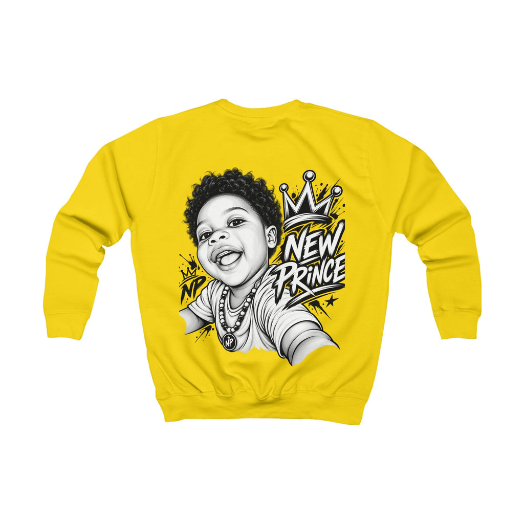 New Prince Kids Sweatshirt — Crown Graphic Crewneck