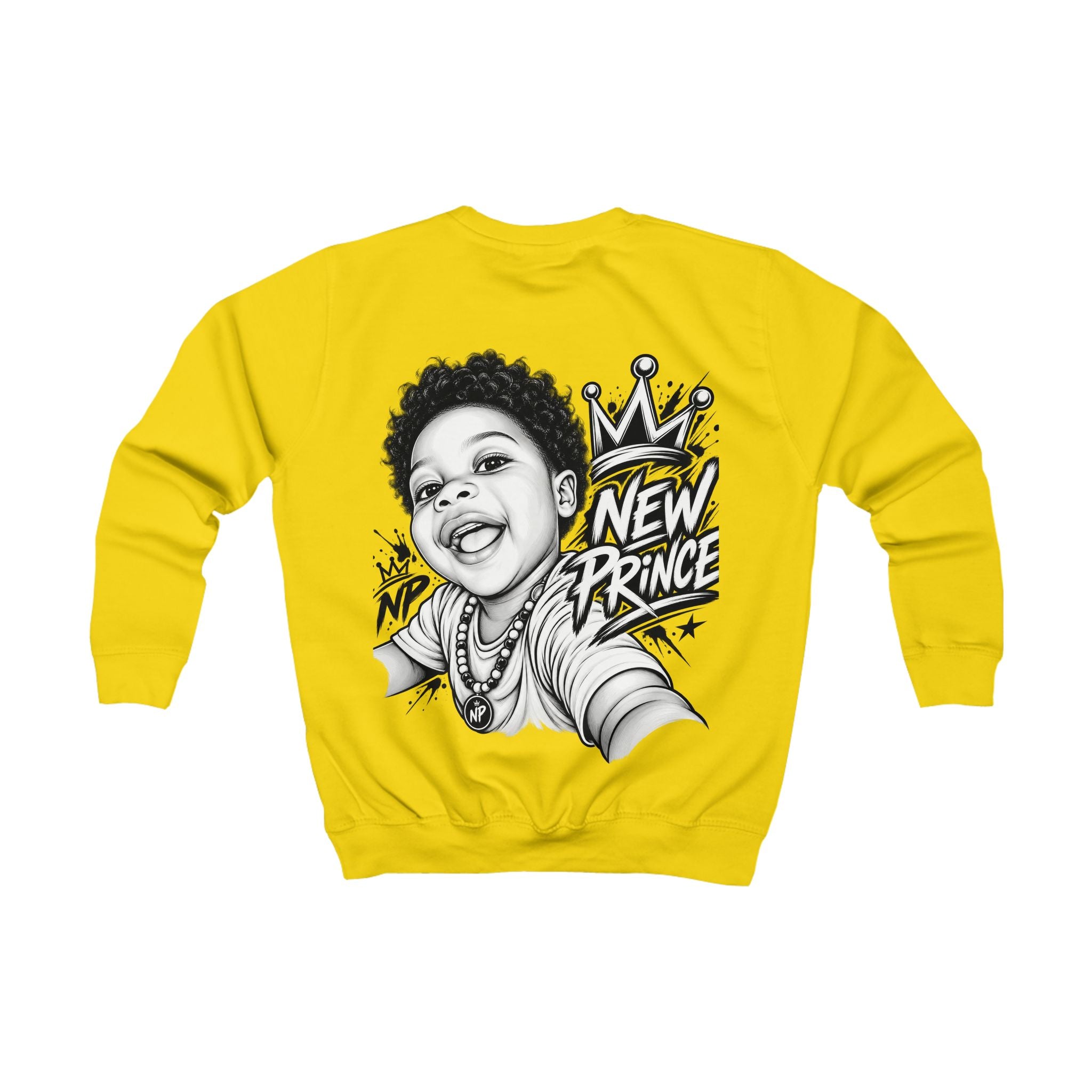 New Prince Kids Sweatshirt — Crown Graphic Crewneck