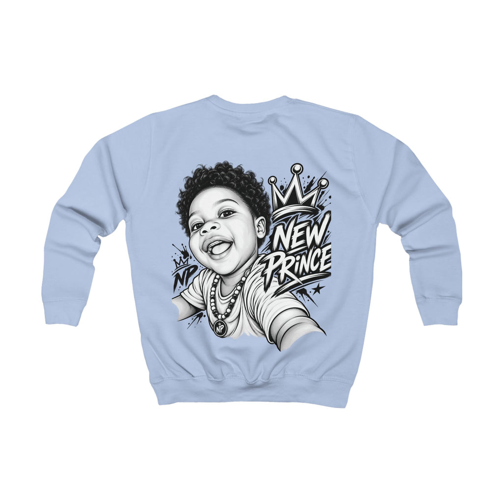 New Prince Kids Sweatshirt — Crown Graphic Crewneck
