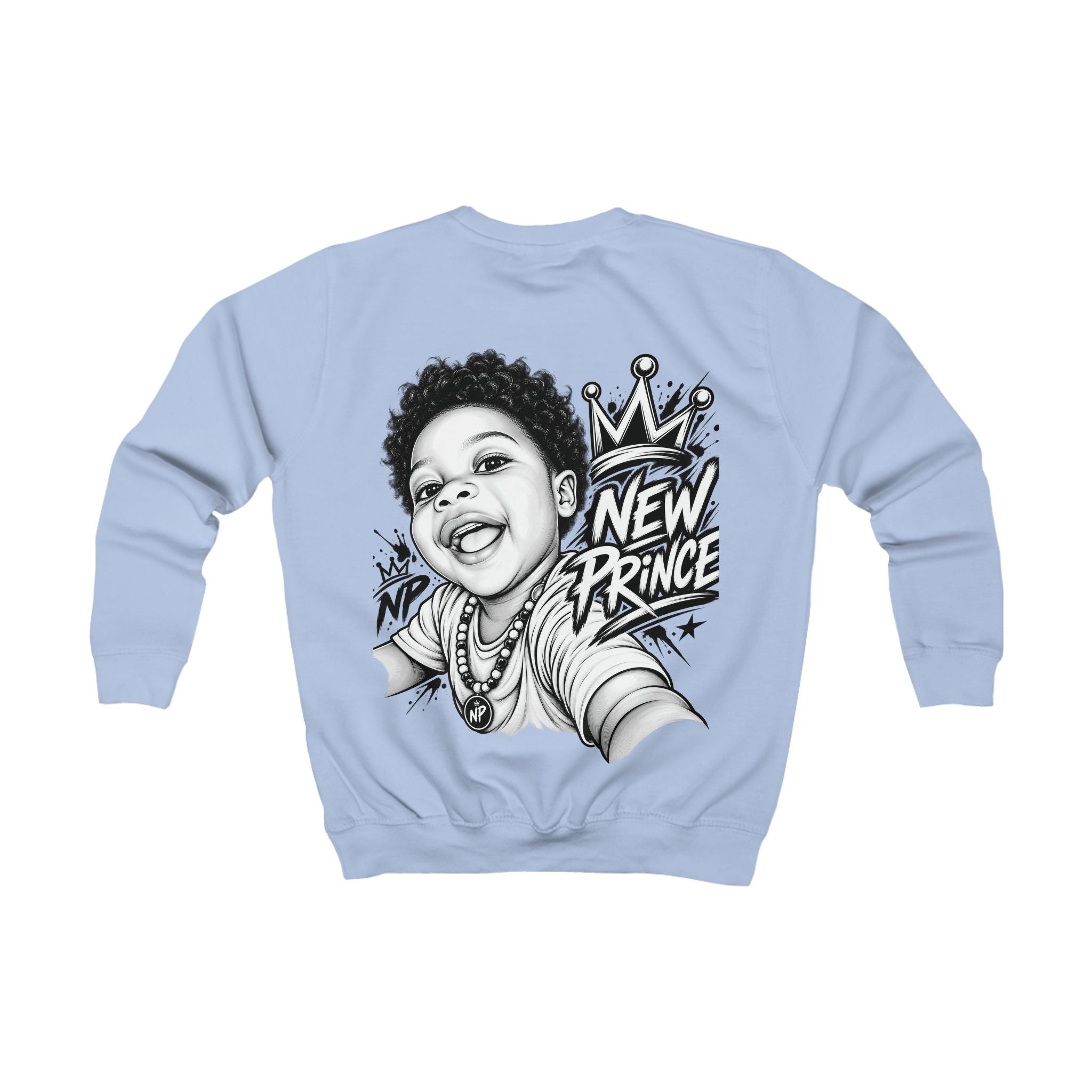 New Prince Kids Sweatshirt — Crown Graphic Crewneck