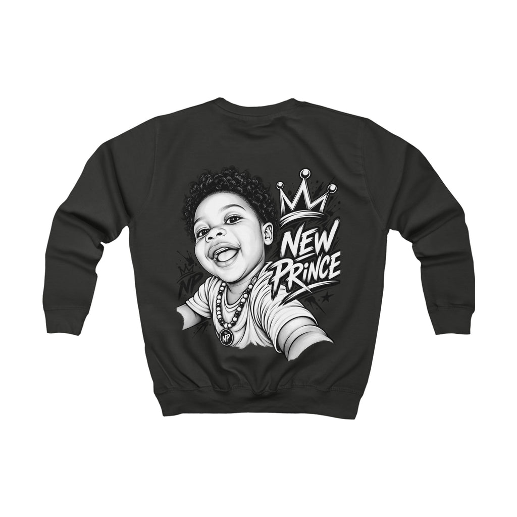 New Prince Kids Sweatshirt — Crown Graphic Crewneck
