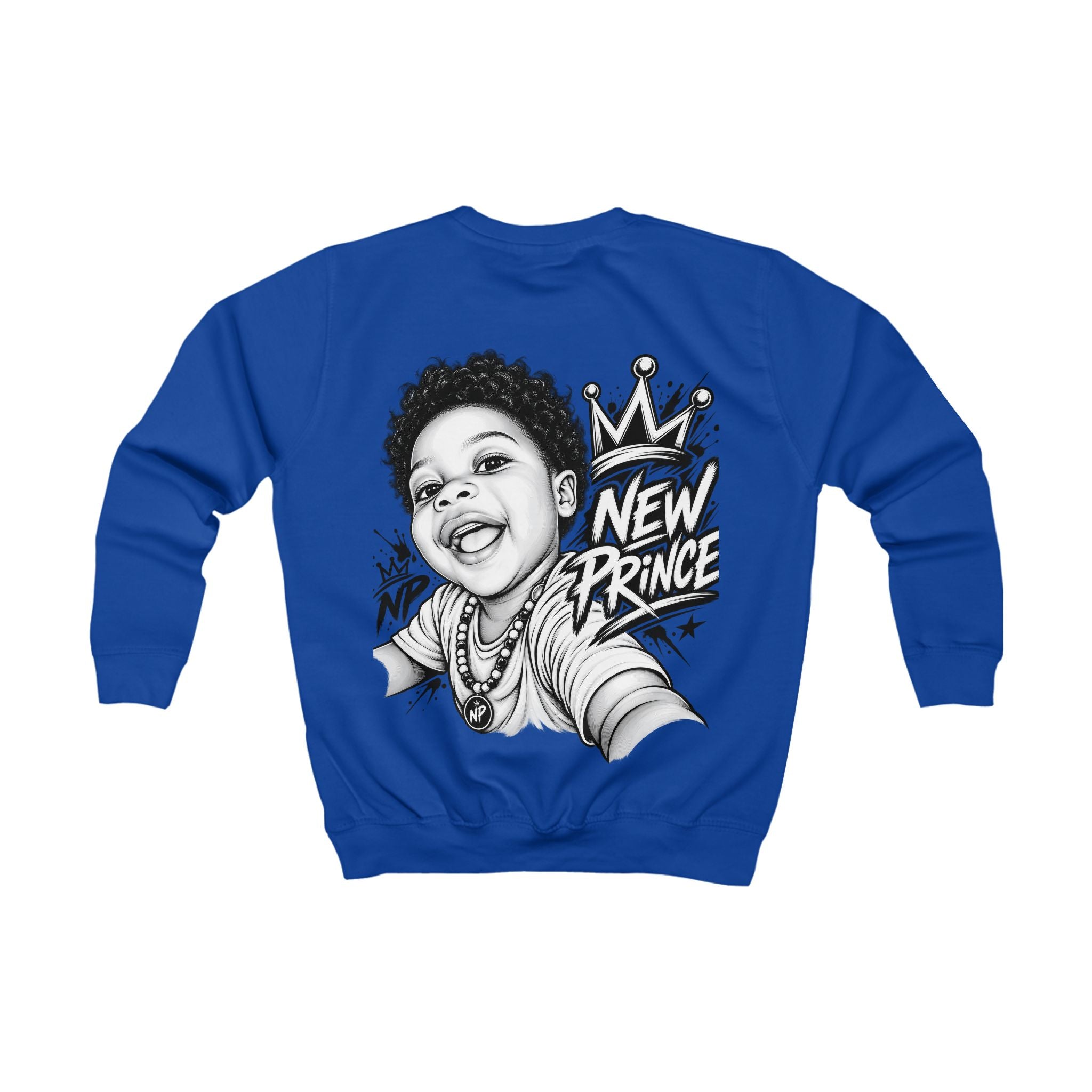 New Prince Kids Sweatshirt — Crown Graphic Crewneck