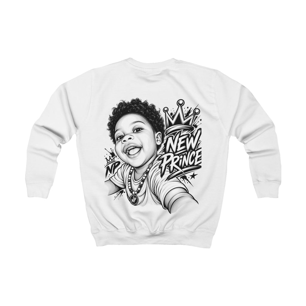 New Prince Kids Sweatshirt — Crown Graphic Crewneck