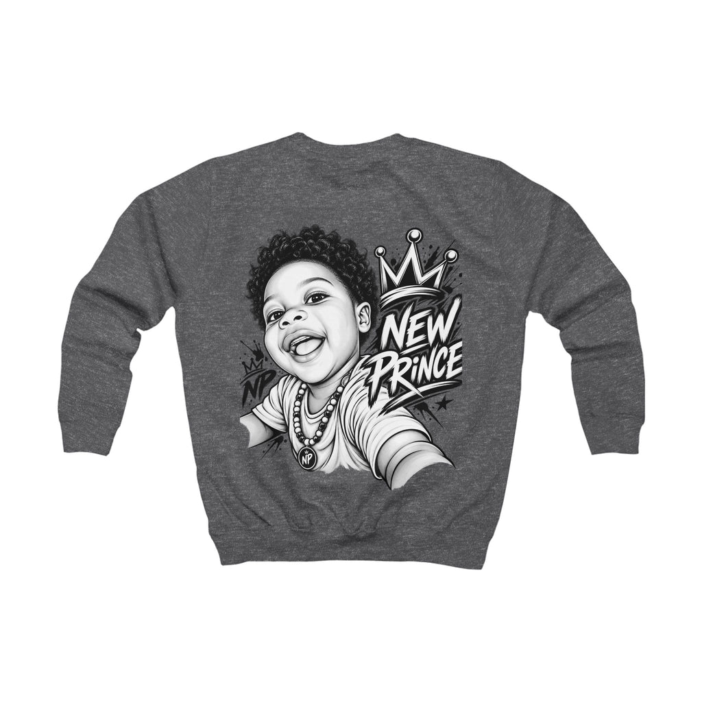New Prince Kids Sweatshirt — Crown Graphic Crewneck