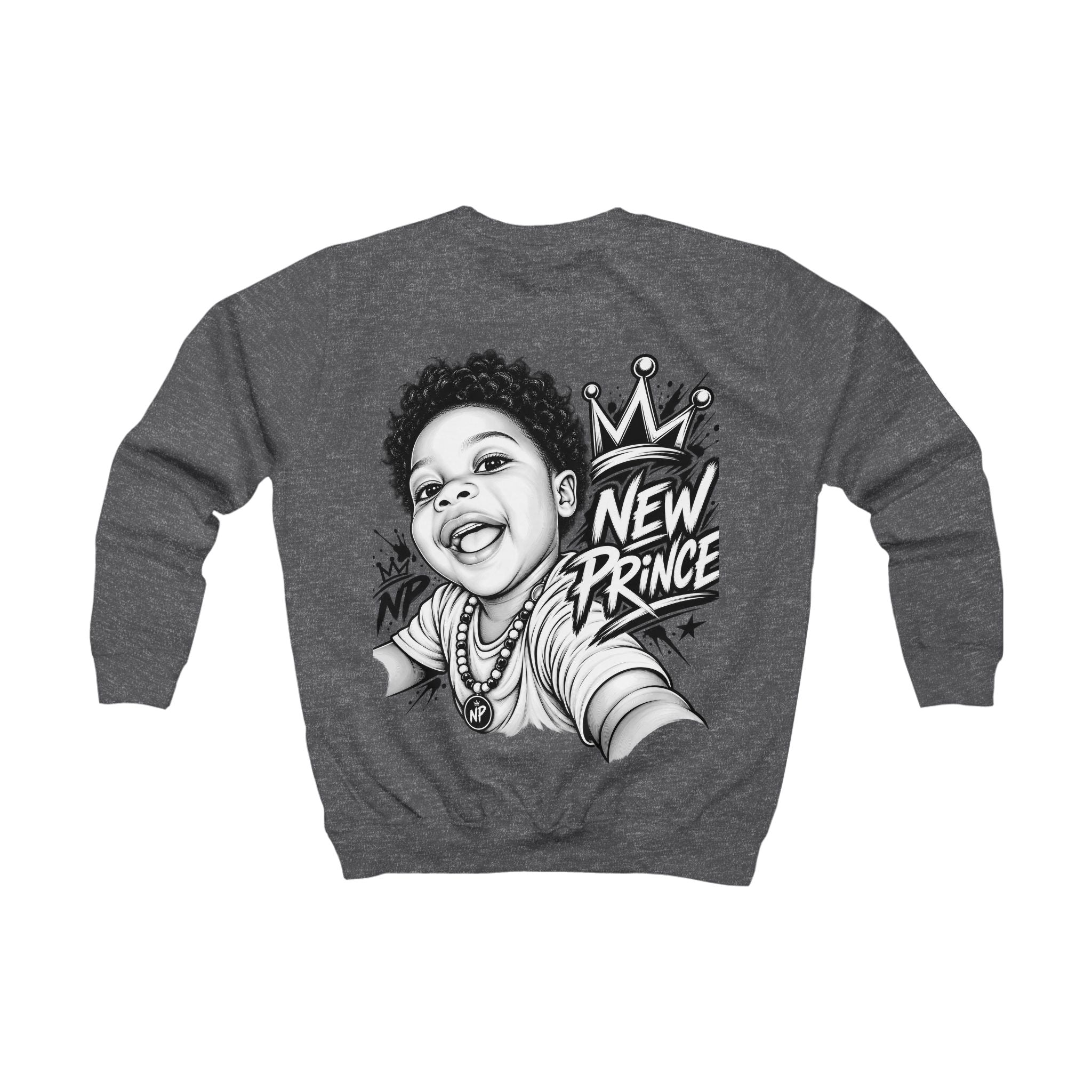 New Prince Kids Sweatshirt — Crown Graphic Crewneck
