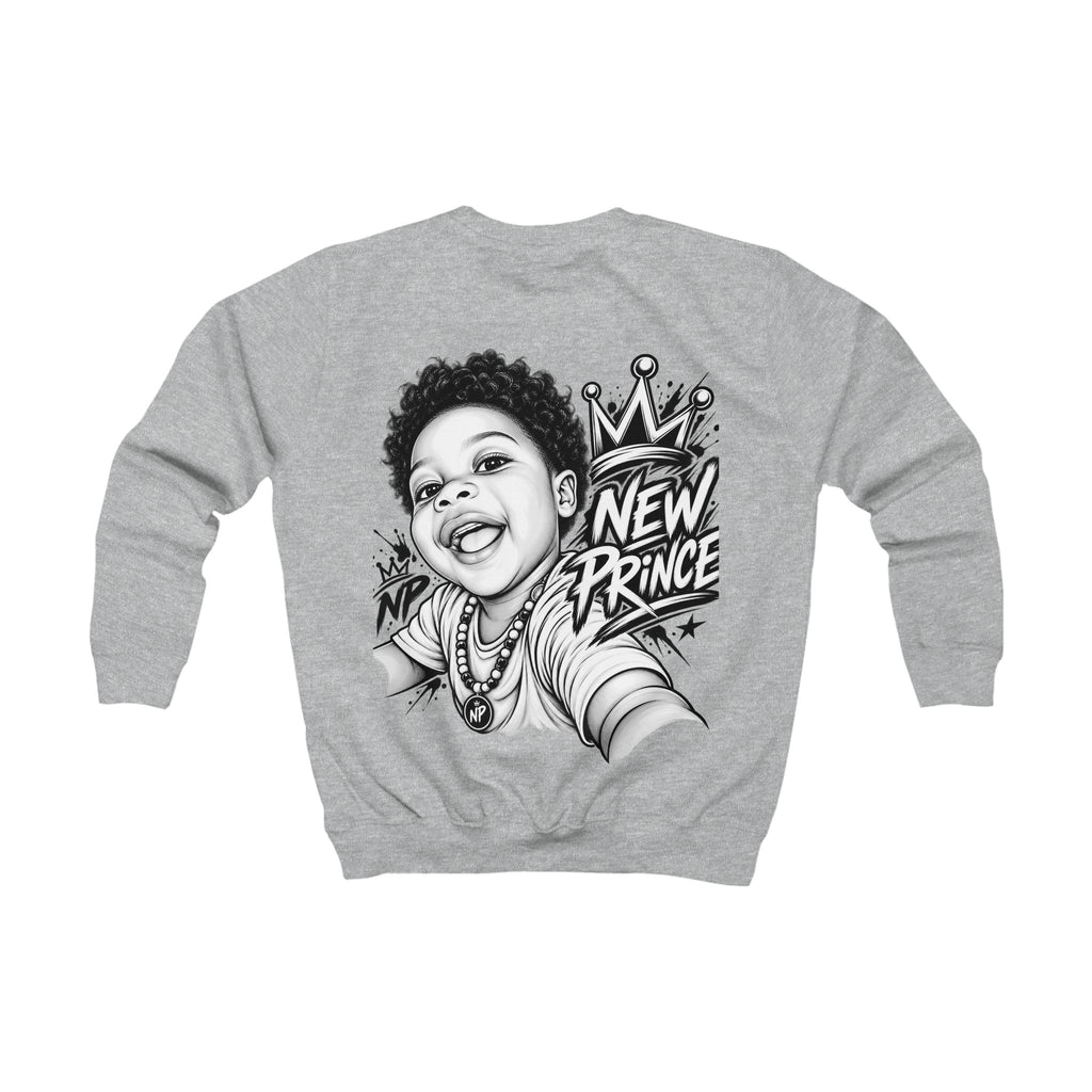 New Prince Kids Sweatshirt — Crown Graphic Crewneck