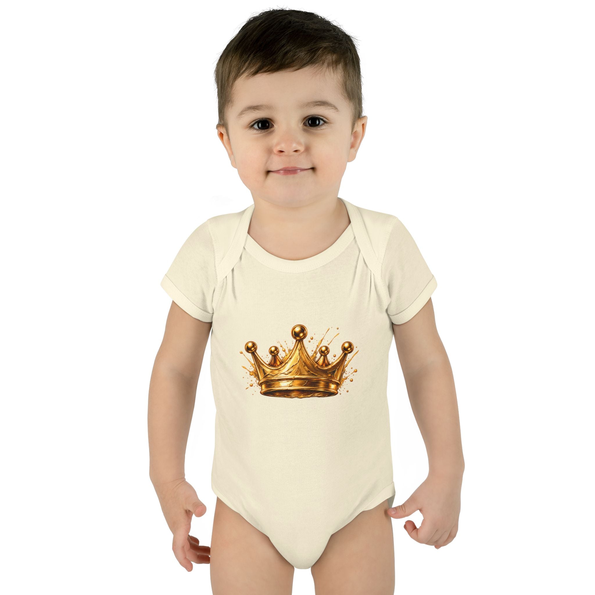 New Prince Baby Bodysuit — Infant Rib Onesie