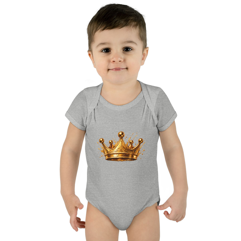 New Prince Baby Bodysuit — Infant Rib Onesie