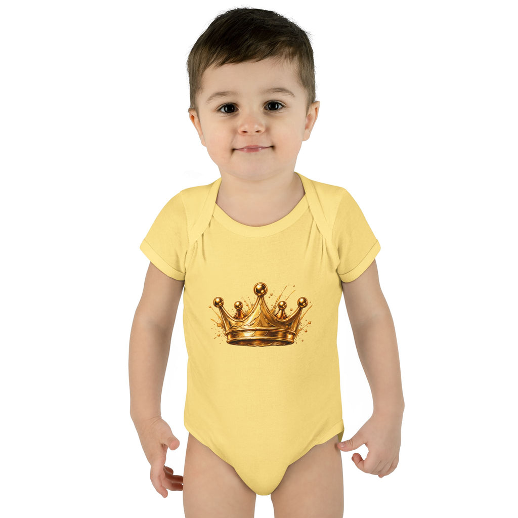 New Prince Baby Bodysuit — Infant Rib Onesie