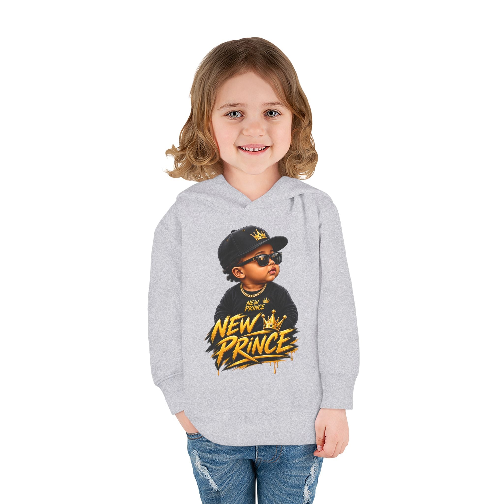 New Prince Toddler Pullover Fleece Hoodie
