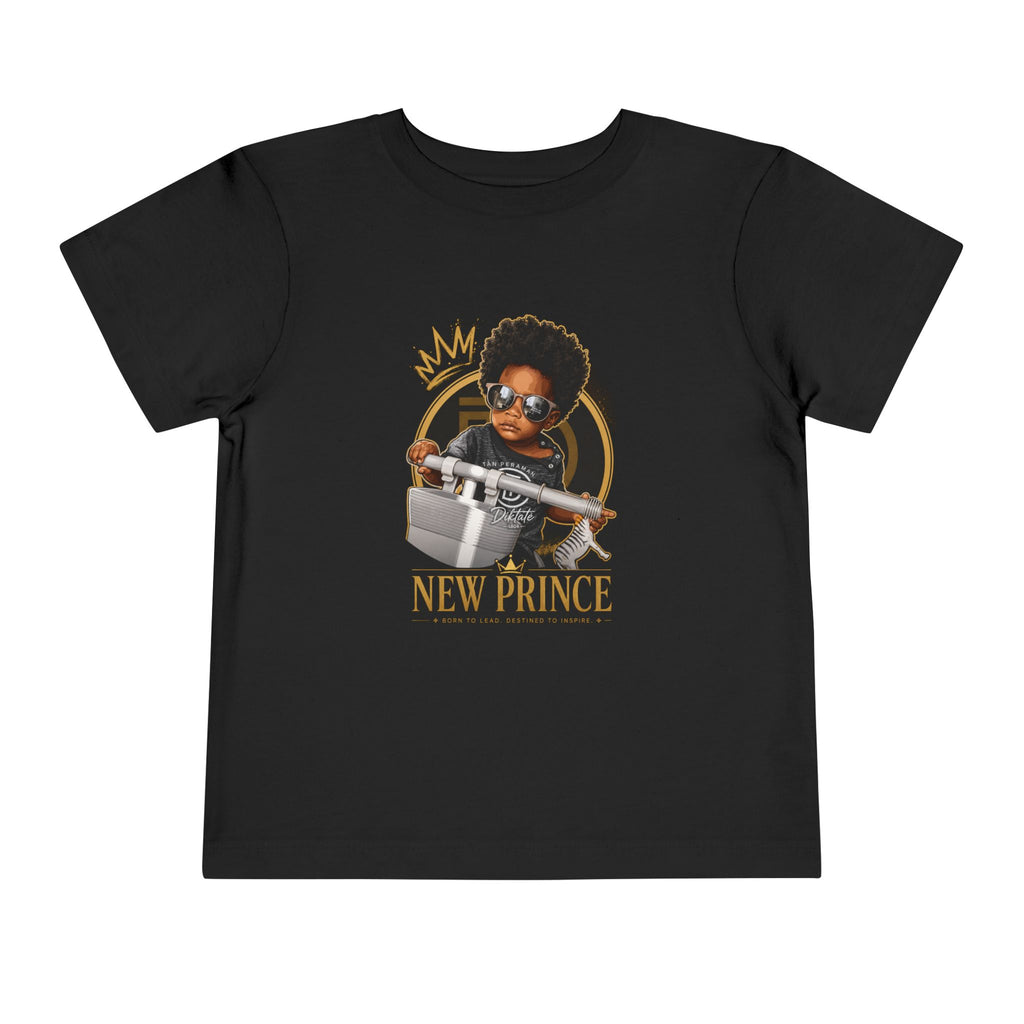 "New Prince" Afro Baby Shirt — front view