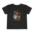 "New Prince" Afro Baby Shirt — front view