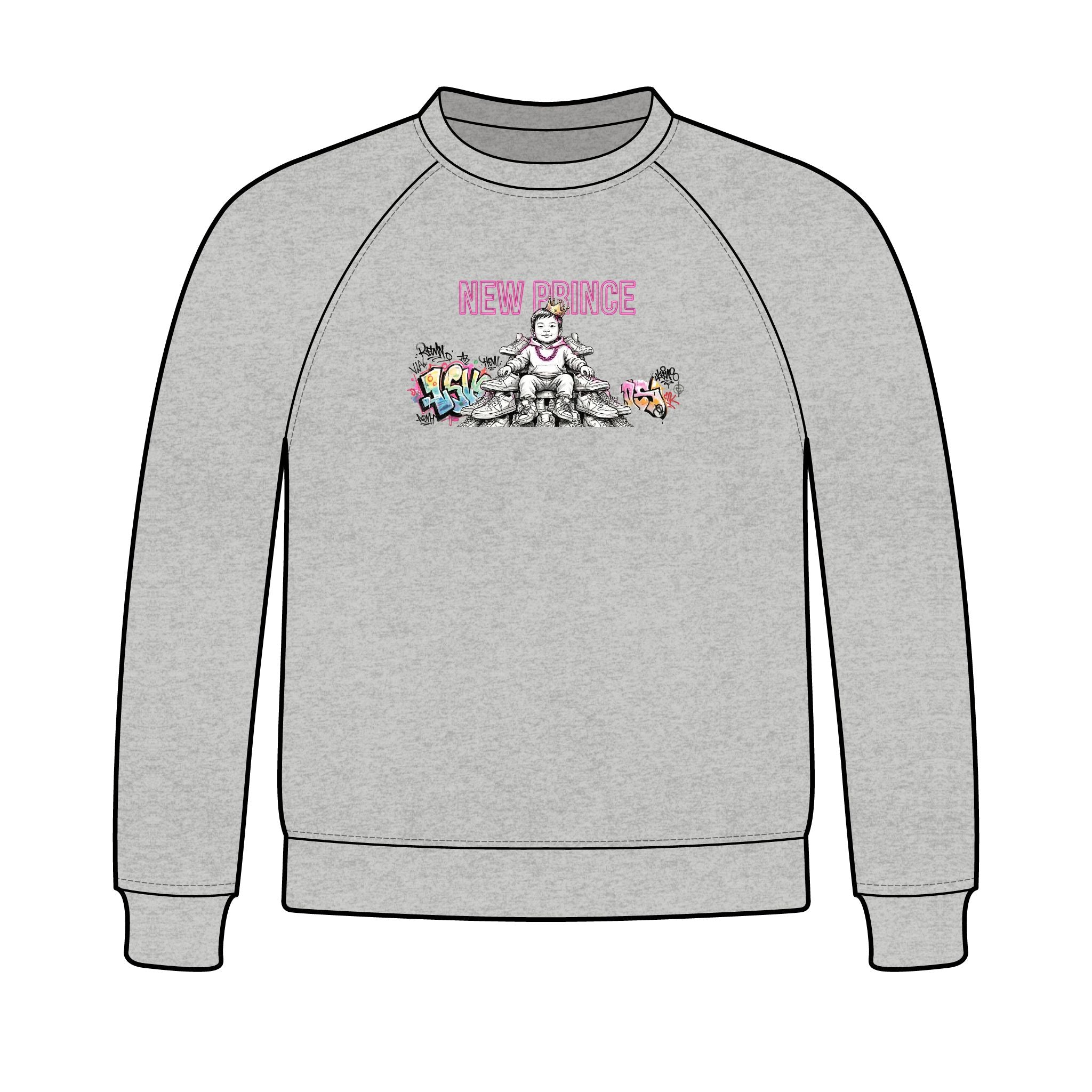 New Prince Youth Crewneck Sweatshirt — styled photo 1