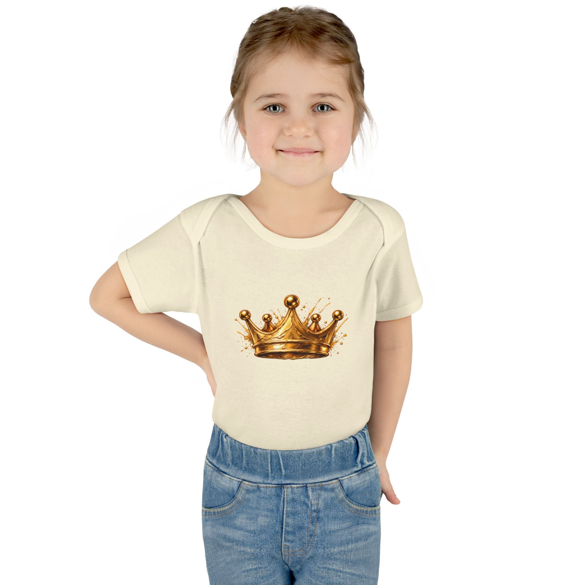 New Prince Baby Bodysuit — Infant Rib Onesie