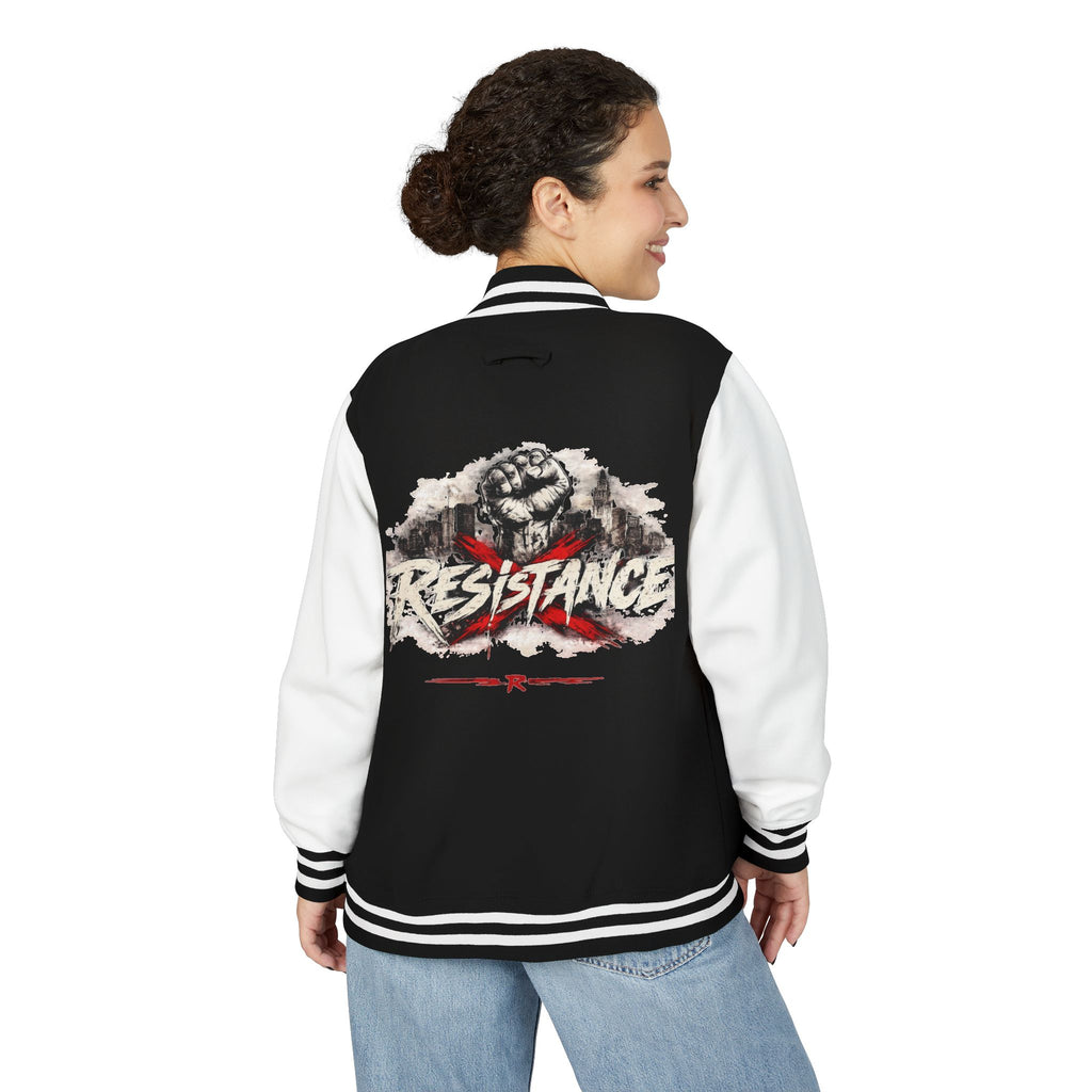 Resistance Varsity Jacket — styled photo, view 10