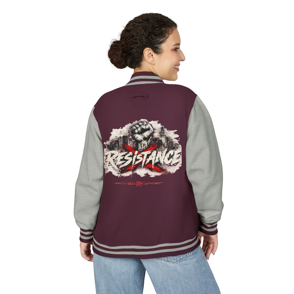 Resistance Varsity Jacket — styled photo, view 29