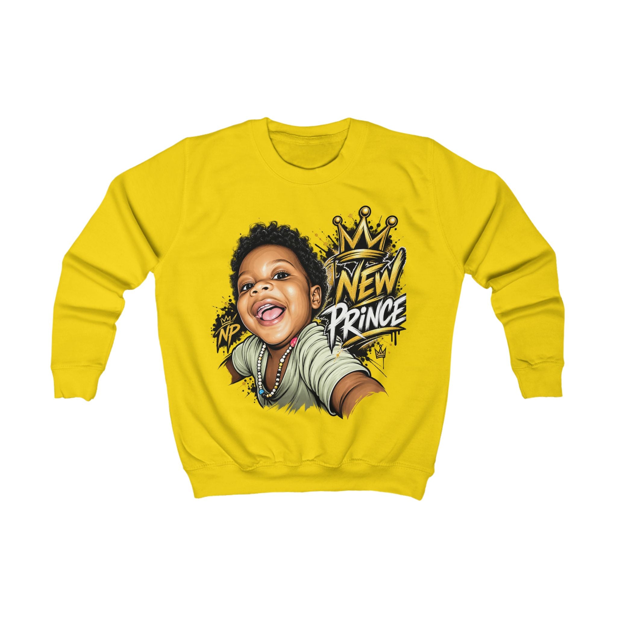 New Prince Kids Sweatshirt — Crown Graphic Crewneck