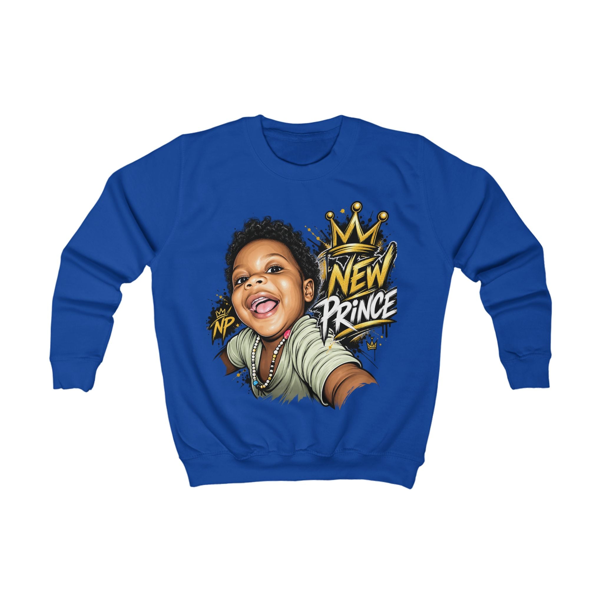 New Prince Kids Sweatshirt — Crown Graphic Crewneck