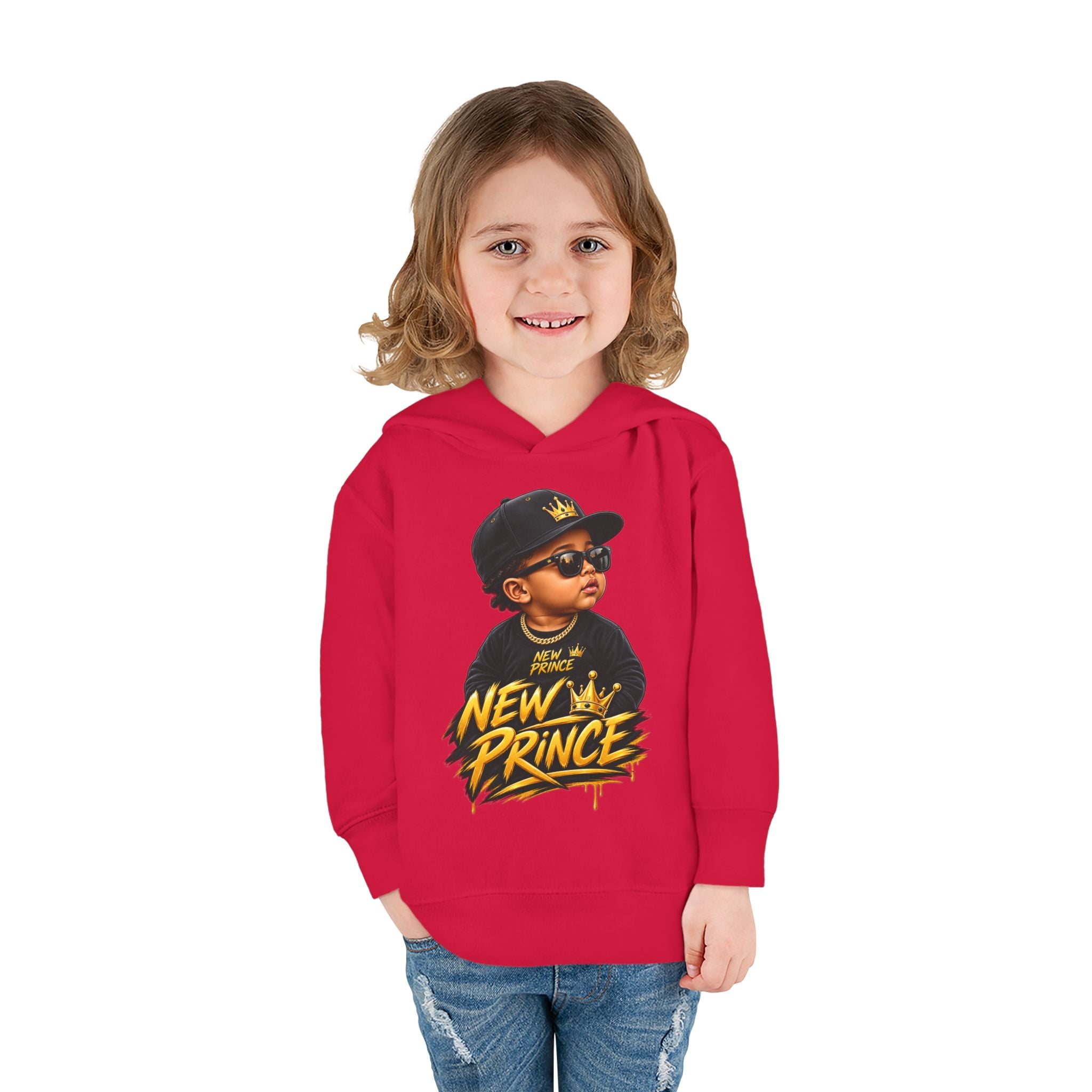 New Prince Toddler Pullover Fleece Hoodie