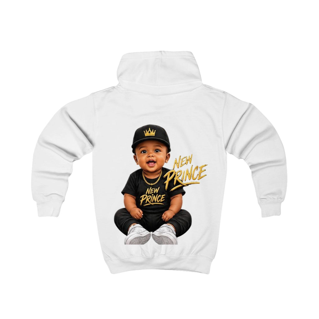 New Prince Kids Hoodie - Cute Crowned Baby Graphic Sweatshirt for Toddlers