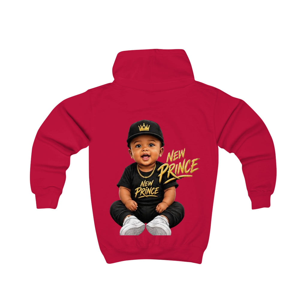 New Prince Kids Hoodie - Cute Crowned Baby Graphic Sweatshirt for Toddlers