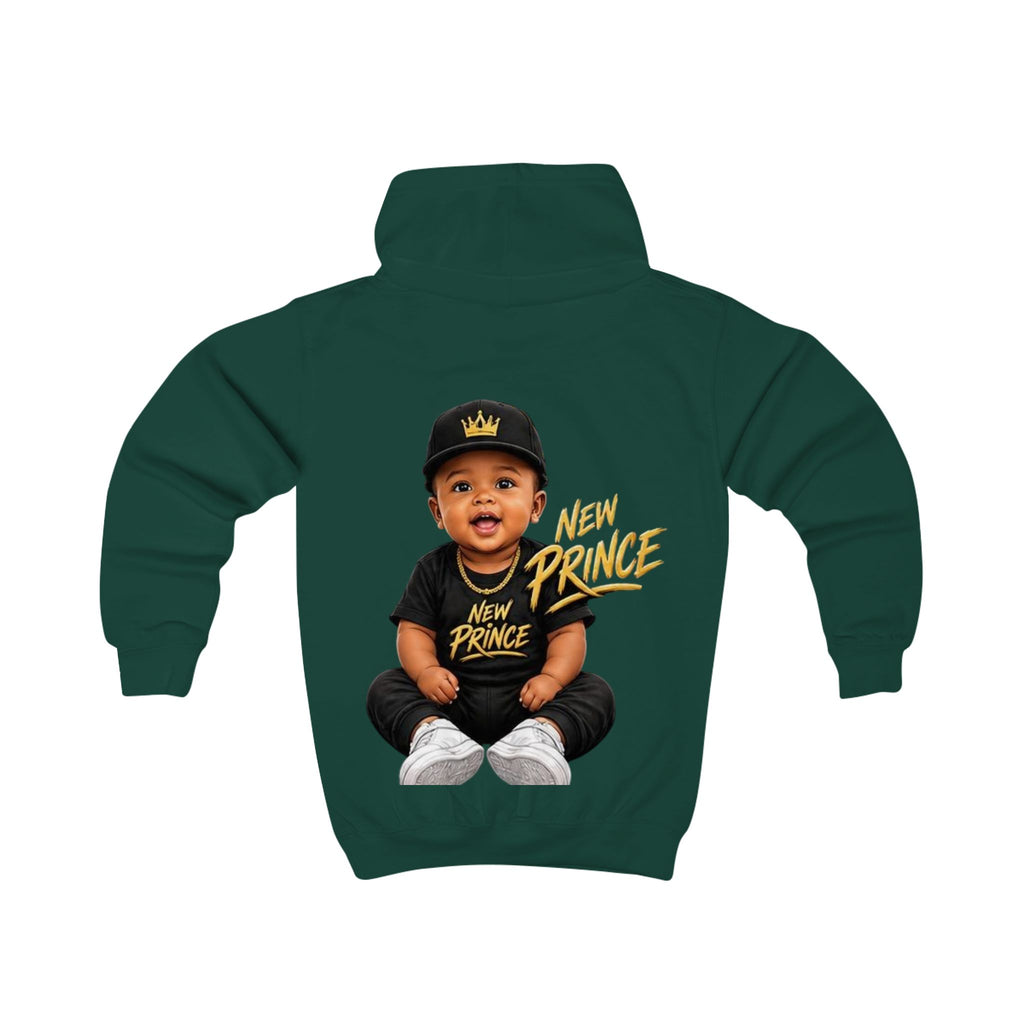 New Prince Kids Hoodie - Cute Crowned Baby Graphic Sweatshirt for Toddlers