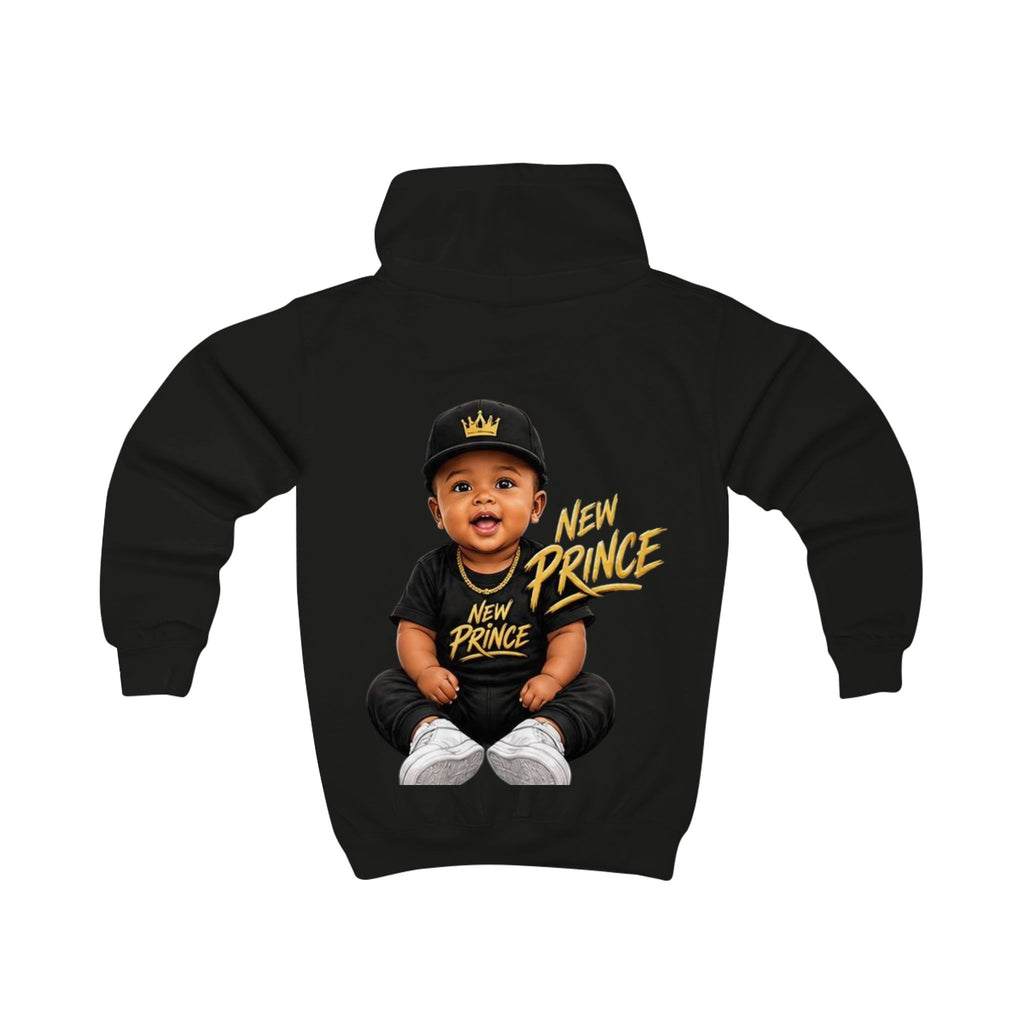 New Prince Kids Hoodie - Cute Crowned Baby Graphic Sweatshirt for Toddlers