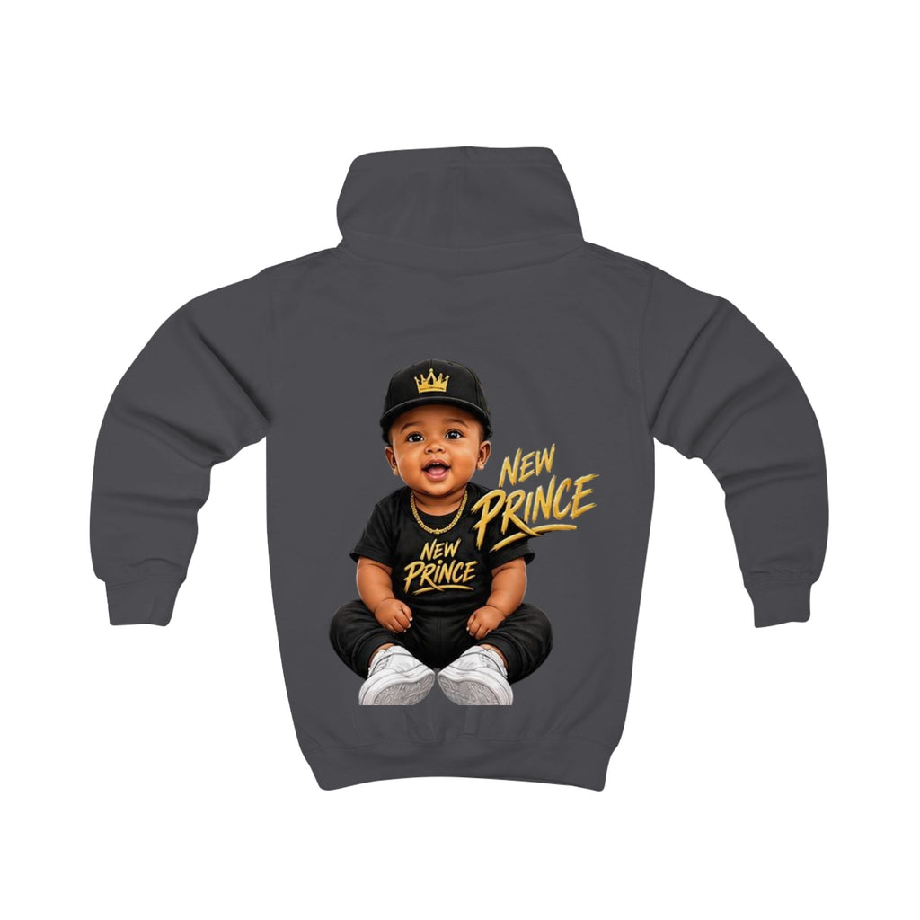 New Prince Kids Hoodie - Cute Crowned Baby Graphic Sweatshirt for Toddlers