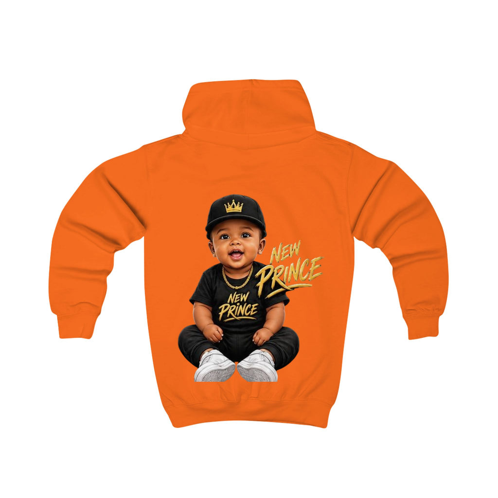 New Prince Kids Hoodie - Cute Crowned Baby Graphic Sweatshirt for Toddlers