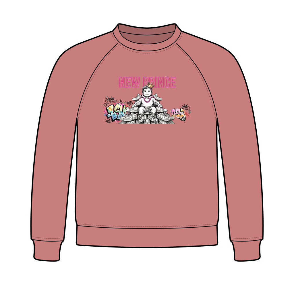 New Prince Youth Crewneck Sweatshirt — front view