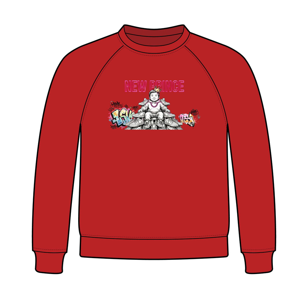 New Prince Youth Crewneck Sweatshirt — styled photo 4