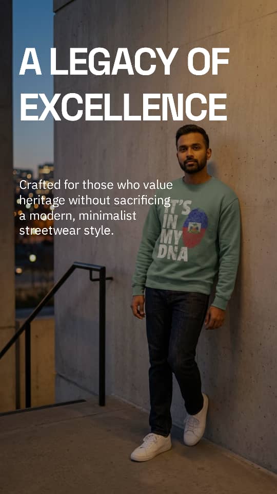 It's In My DNA Crewneck — lifestyle shot, view 1