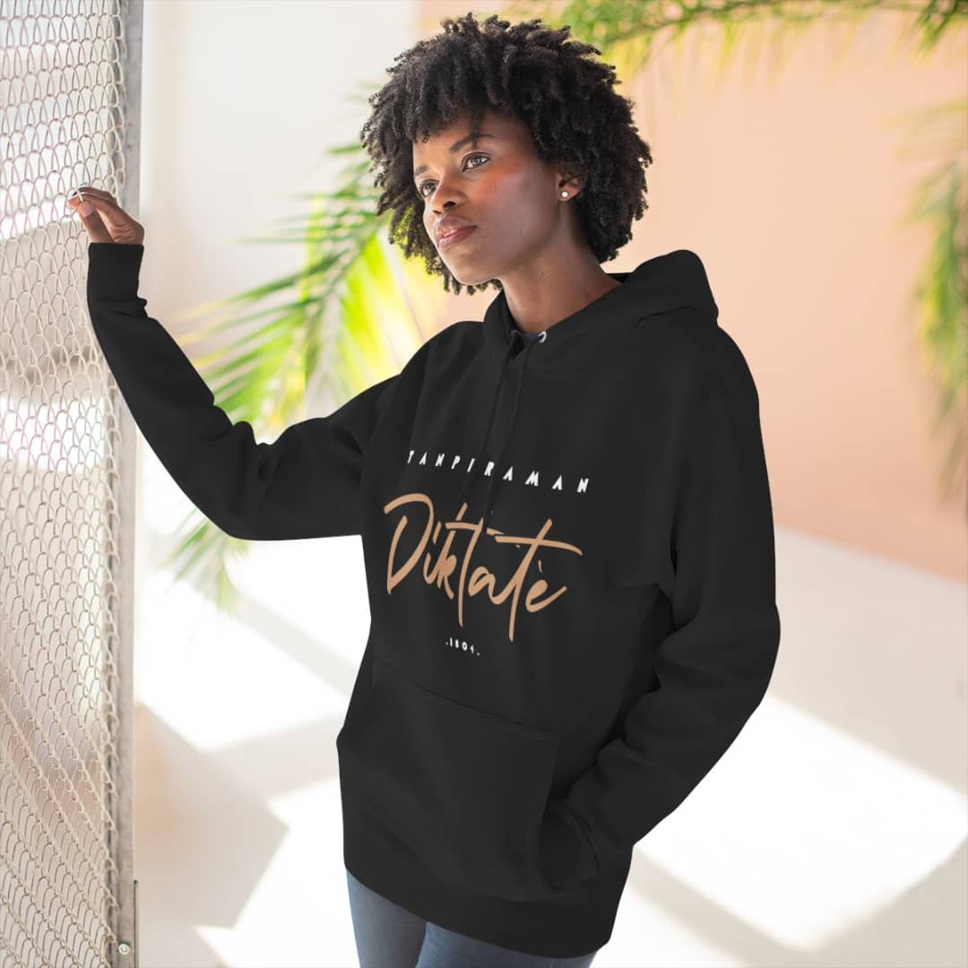 Three-Panel Fleece Hoodie — styled photo 5