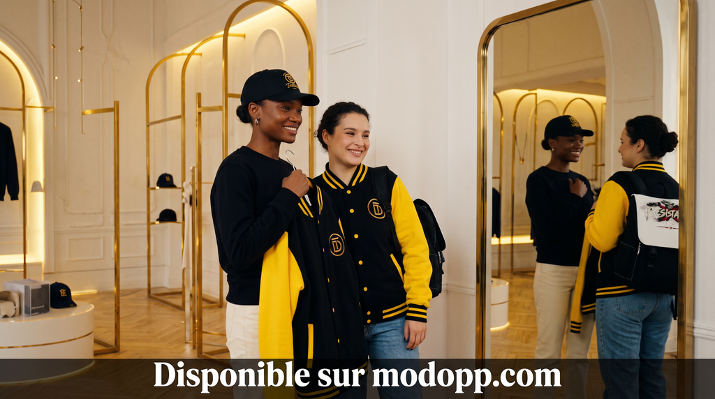 Resistance Varsity Jacket — cinematic lifestyle shot, view 2