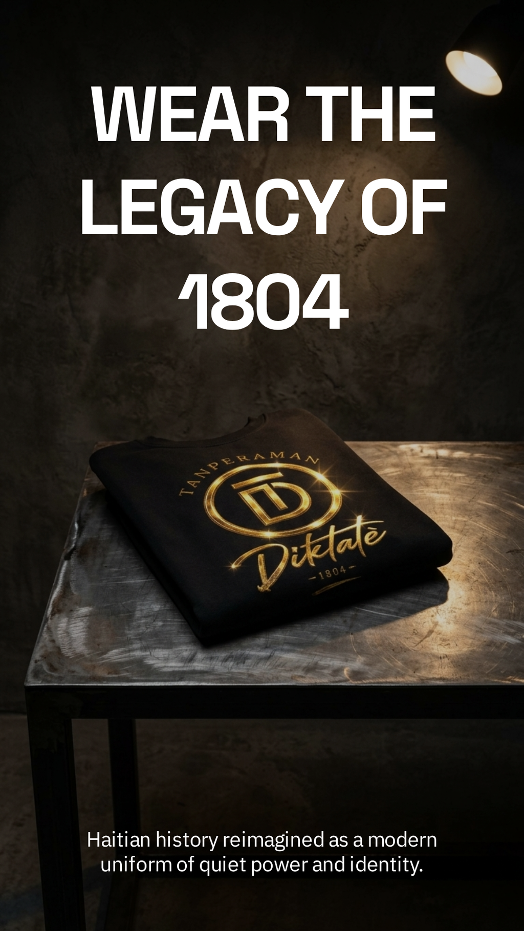 Diktatè 1804 Crewneck — Tanperaman, product graphic