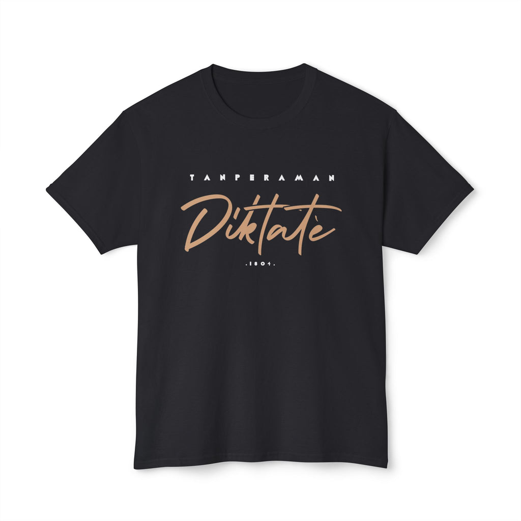 Tanperaman Diktatè Tee — White, front view