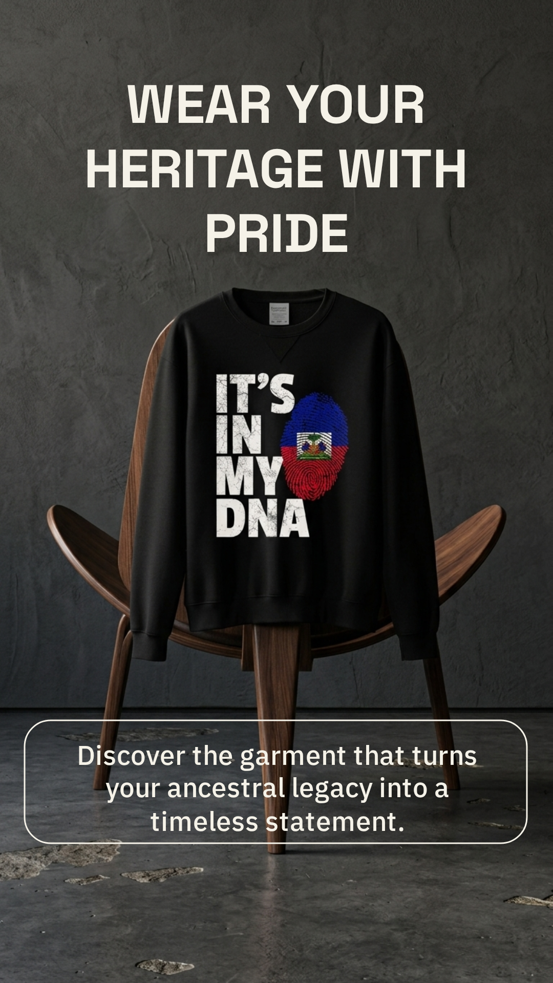 It's In My DNA Crewneck — lifestyle shot, view 2